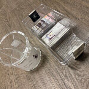 2 for $25:  Acrylic Storage Item Bundle - NWT